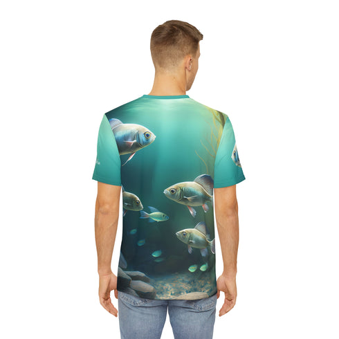 School of Fish Short Sleeve Rash Guard UPF 50+
